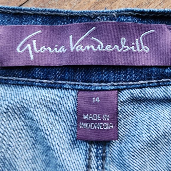 Gloria Vanderbilt Classic High Rise Tapered Jeans Size 14 Short - Picture 7 of 16